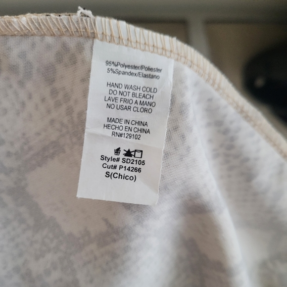 Snakeskin Print Maxi Dress | Size Large - Picture 9 of 9